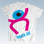 beefa kit logo design on a t-shirt-by Deborah Dey