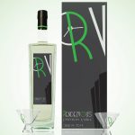 Rendezvous lime vodka logo and packaging design by graphic desinger Deborah Dey