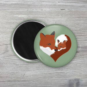 Fox Fridge Magnet