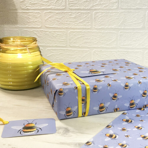 bumble-bee-wrapping-paper2