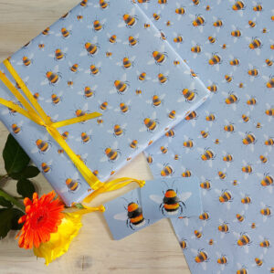 Bumble Bee wrapping paper, recyclable